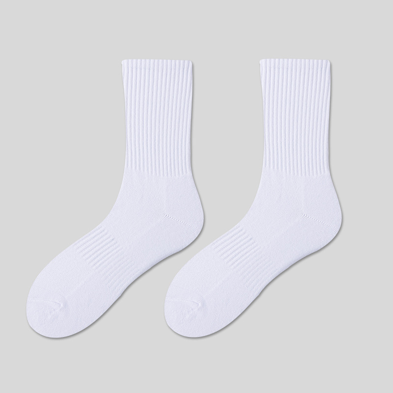 흰색 긴 튜브/1쌍