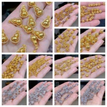 天然锆石配件S925银镶 DIY手工饰品 直播间福利货源 隔珠厂家批发