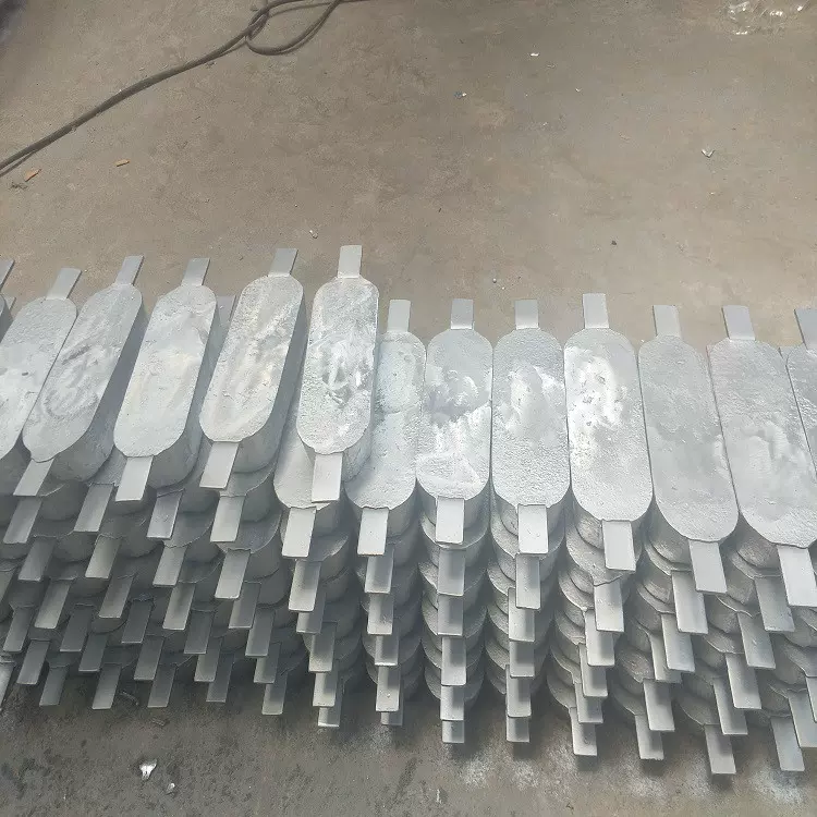 邦庆合金阴极保护厂家供应压载水舱用锌合金牺牲阳极 船用锌阳极