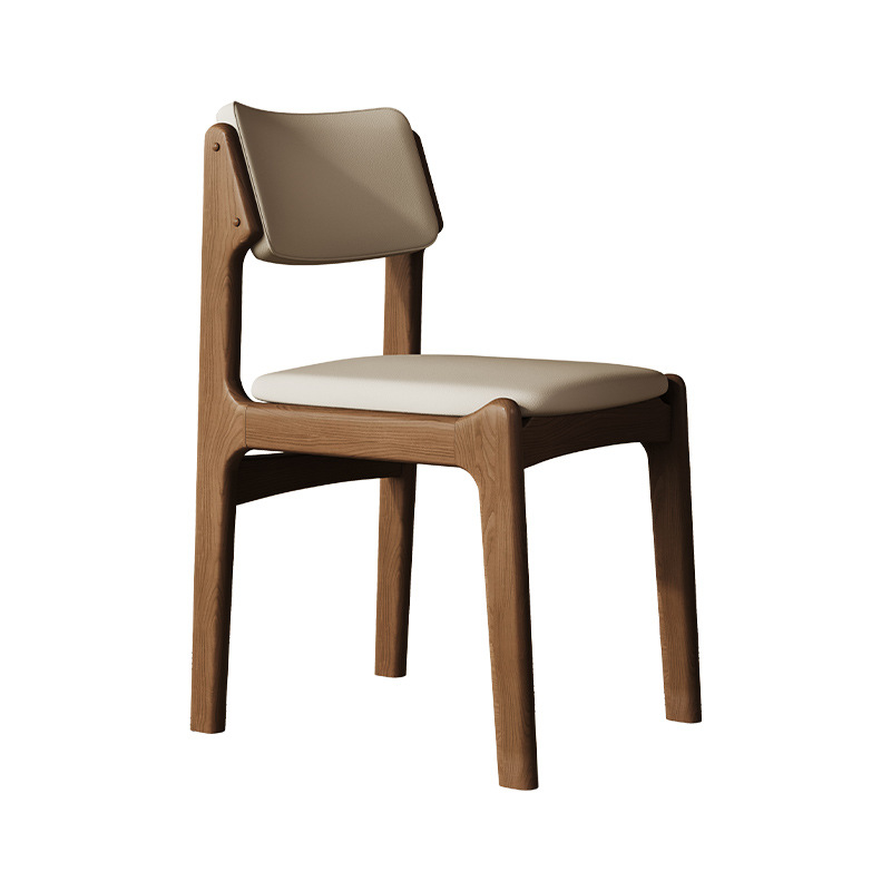 Silla de comedor de madera sólida retro silla de respaldo de bolsillo silla de escritorio silla de oficina silla de escritorio