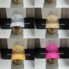 高品質のGGの新しい花柄野球帽の正しいバージョン、ファッショナブルで多用途、顔が見える、小型、高級感のある日よけと日焼け止めのひさし付きキャップ