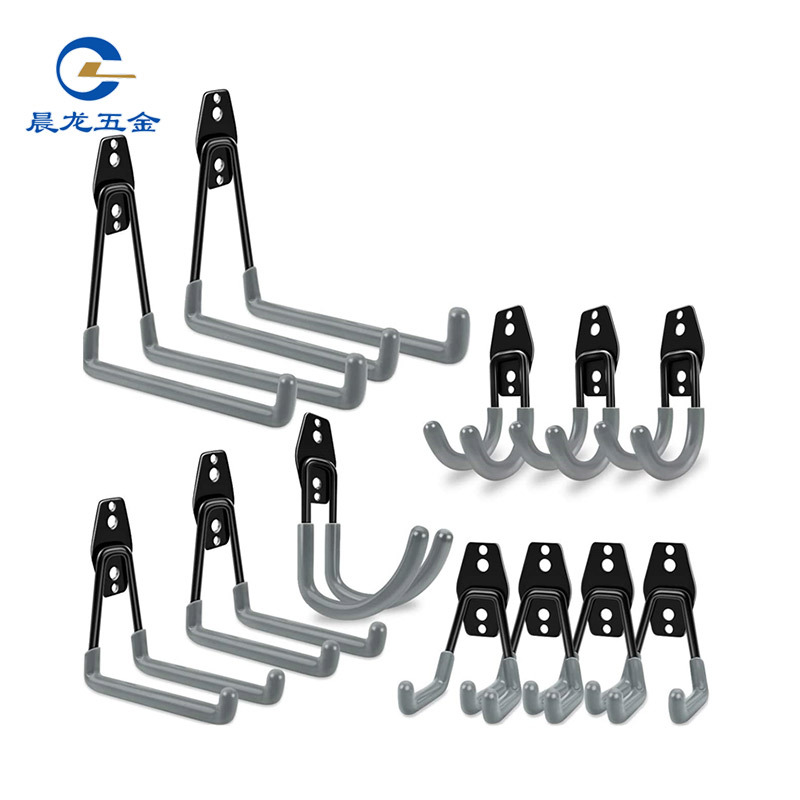 银灰色车库工具挂钩仓库收纳挂钩园林工具挂钩现货热卖