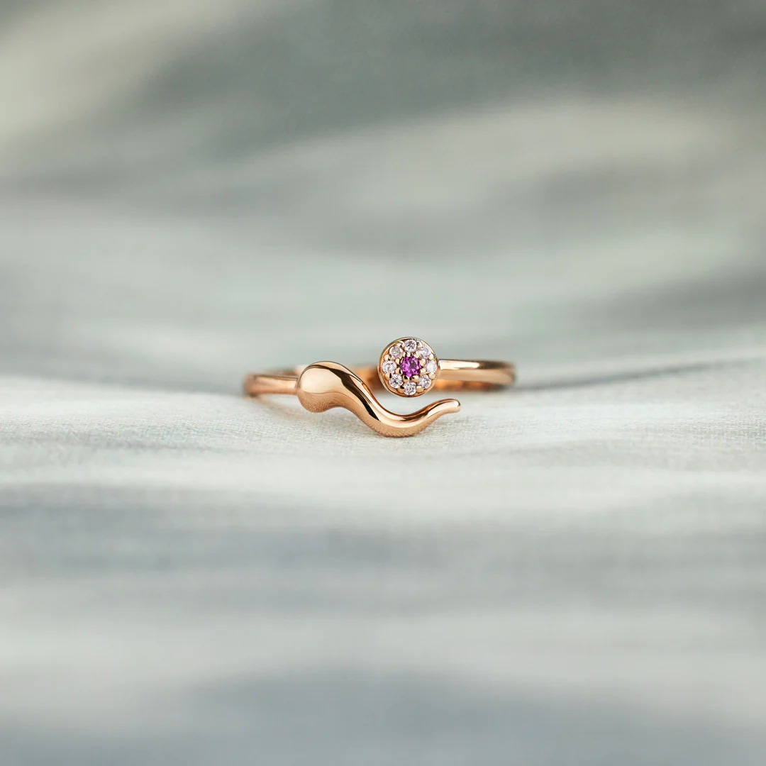 6g Weight Zircon Inlay Material Open Rings Classification 925 Sterling Silver Zircon Geometric Open Rings