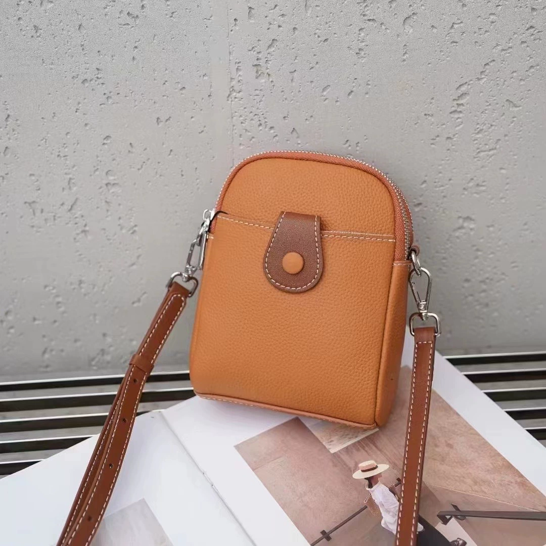 Leather shoulder bag, universal one-shoulder bag, cowhide