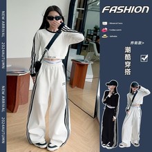 女童爵士舞秋装套装2025新款女大童辣妹长袖街舞服小女孩运动走秀