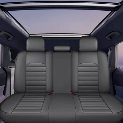 cover, new model rear seat – Seat cushion, seat cover - gray-full-leather-rear-seats