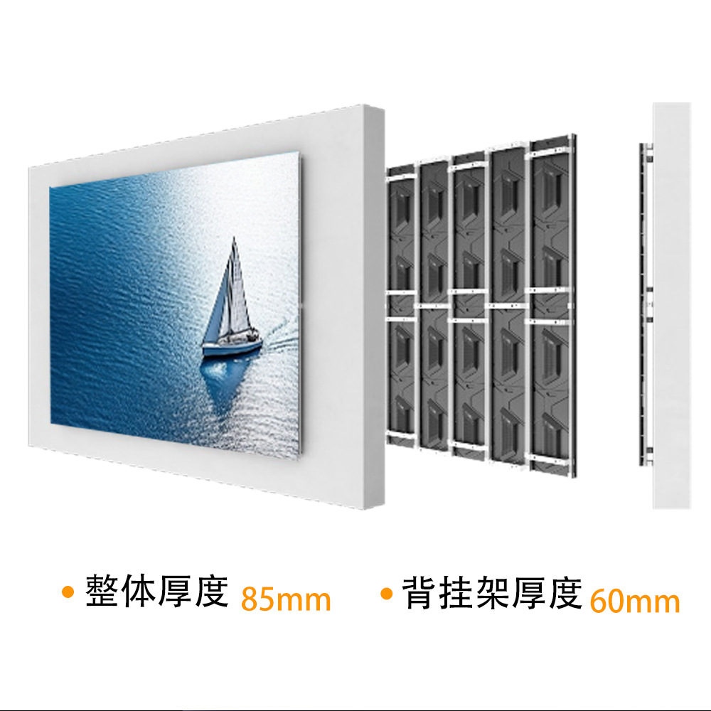 Pantalla LED en color completo interior P1.8 LED pantalla integrada del centro comercial mostrador publicidad led pantalla grande