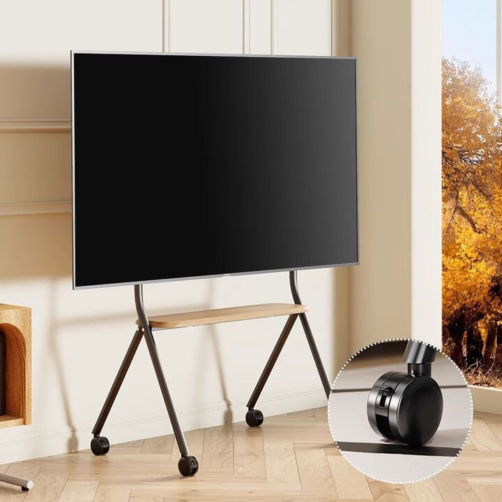 ユニバーサル可動テレビスタンドフロアスタンドホイール付き家庭用 Xiaomi Hisense TCL ハンガーに適しています|undefined