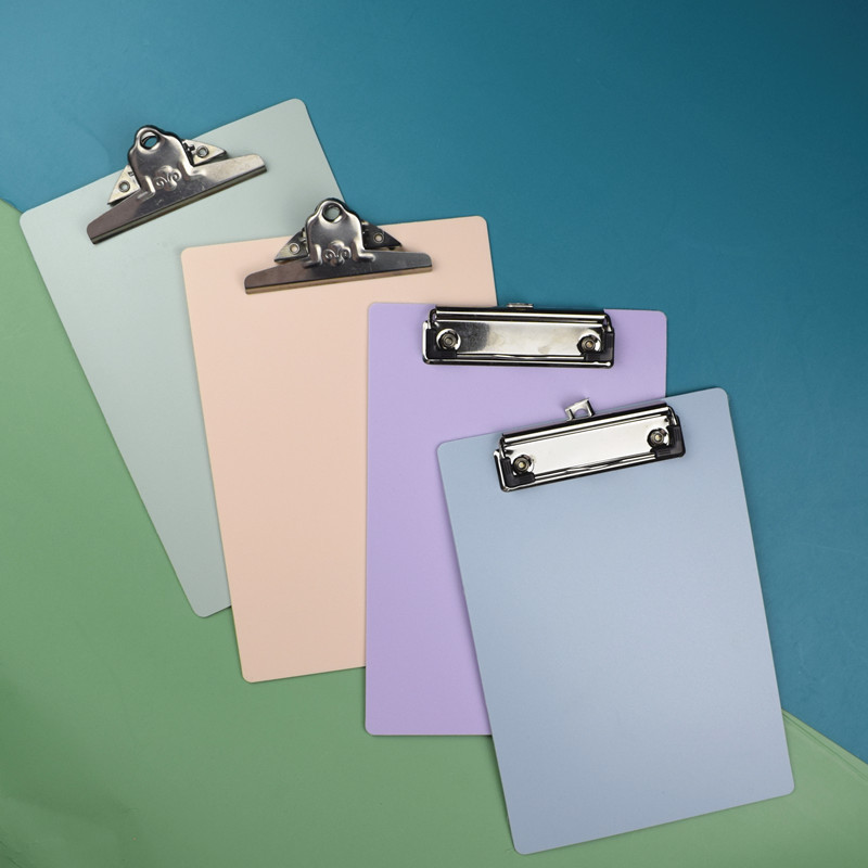 무료 헤어 폴더 Morandi A4 보드 클립 A5 초등학생 숙제 클립 간식 클립 작은 신선한 사무실 정보 텍스트