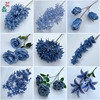 24 years of haze blue wedding decoration fake flower hotel photography flower wall flower arrangement welcome area