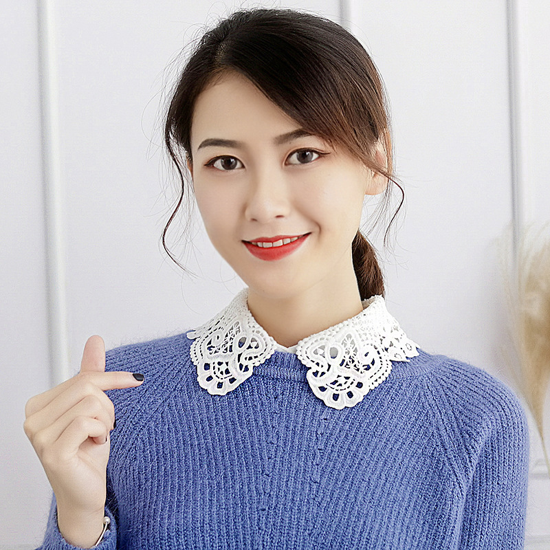 Women's Fake Collars, Lace Fake Collars for Shirts, Decorative New Style, Age-Reducing Lace, Cross-Border Manufacturer Wholesale Women's Fake Collars, Lace Fake Collars for Shirts, Decorative New Style, Age-Reducing Lace, Cross-Border Manufacturer Wholesale