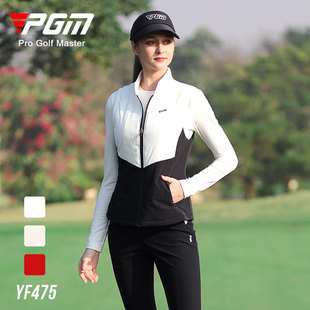 Pgm Autumn and Winter New Golf Women's Vest Plus Cotton Warm Golf Sports Top