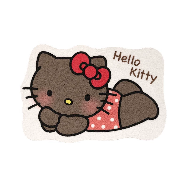 Hello Kitty, милый ковер для кровати, на удачу, влагопоглощающий, увеличенная толщина