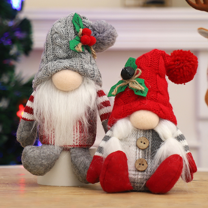 Christmas cross-border hot selling faceless old man doll desktop creative window ornaments decorative supplies cartoon doll