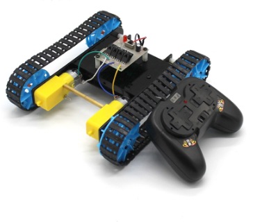 Cuerpo de tanque de bricolaje-plástico (con dispositivo de control remoto)