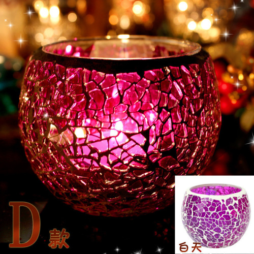 Decorative candy candle holder rotating household
