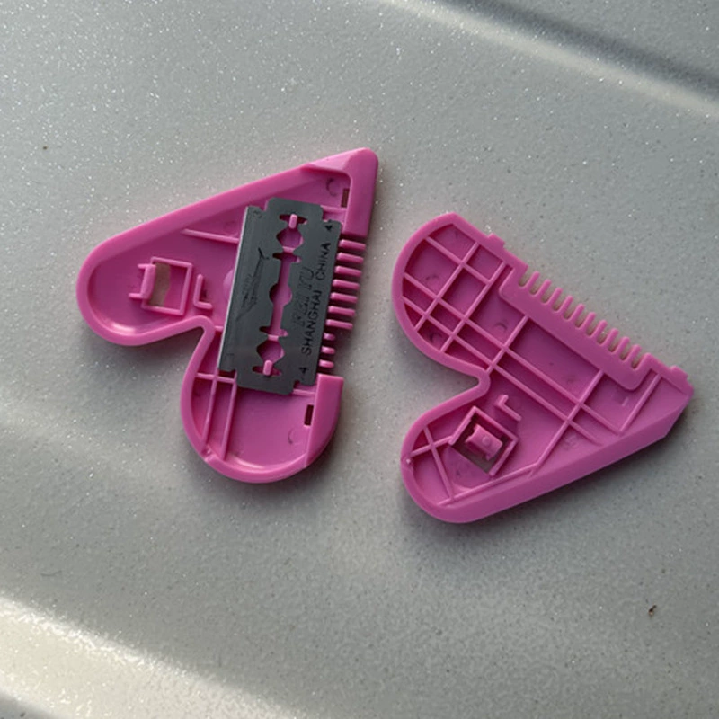 Children's bangs, double-sided trimmer heart-shaped for home use