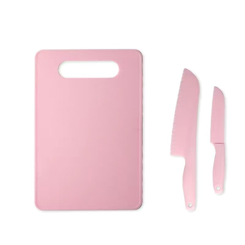 소형 접시 더블 나이프 핑크