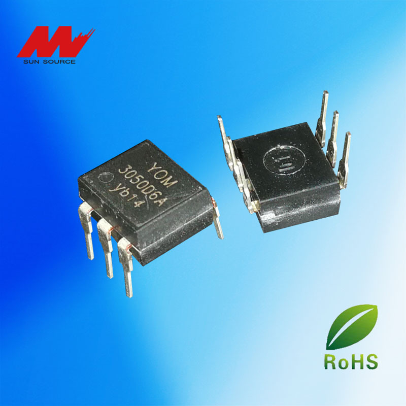 SSR Opto-Mos YOM3050 交直流通用 AC/DC 击穿电压500V 封装SMD6