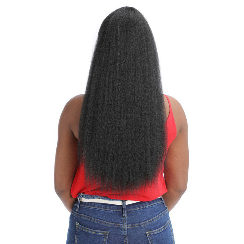 Hot wig hot mesh wig supply volume ponytail micro corn braid corn beard foreign trade African wig elastic hair braid Hot wig hot mesh wig supply volume ponytail micro corn braid corn beard foreign trade African wig elastic hair braid
