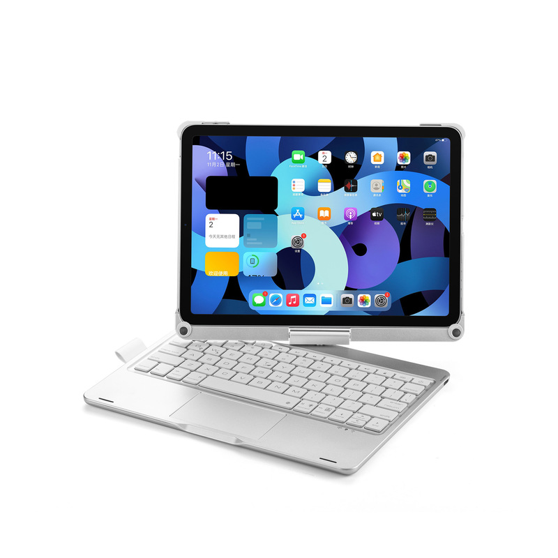 In stock iPad10.9-inch tablet PC leather case pro11-inch 360-degree rotating Bluetooth keyboard with touch backlight