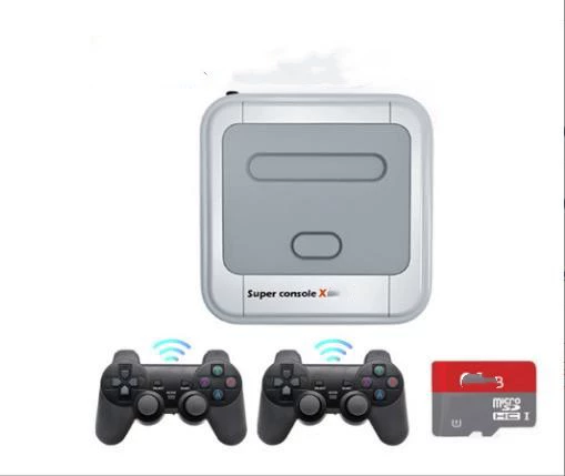 R8 Super консоль X игровая приставка коробка 4K HD 3D двойной ностальгии 50 000 игр PS1 PSP