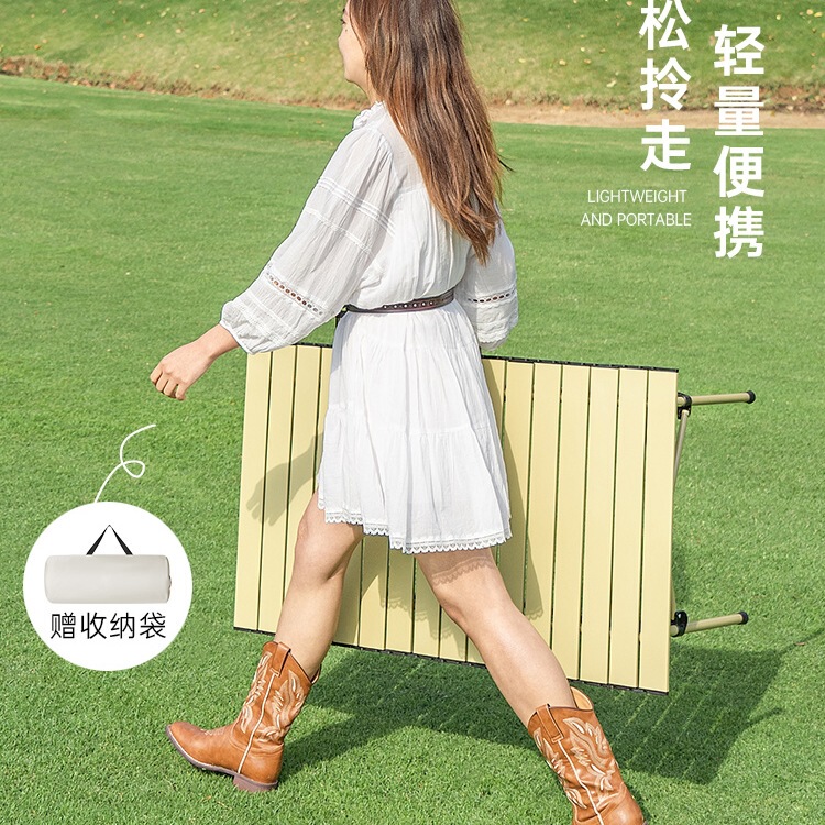 屋外折りたたみテーブルポータブルテーブルと椅子キャンプピクニックテーブルエッグロールテーブルキャンプ用品セット|undefined