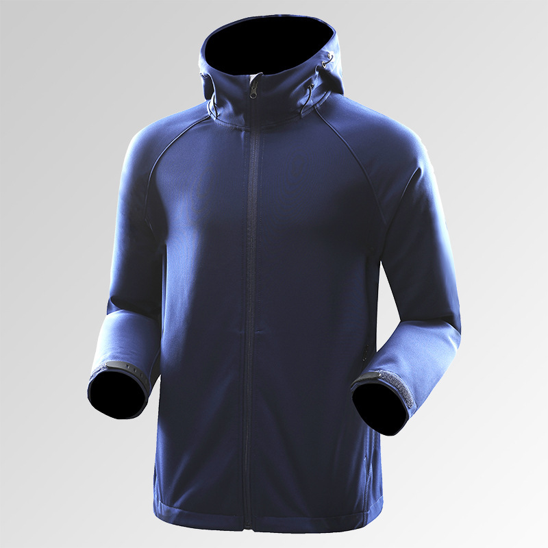 Chaqueta de cáscara suave para hombres y mujeres Otoño e Invierno chaqueta de una sola capa cálida pareja impermeable chaqueta deportiva casual al aire libre LOGO impreso