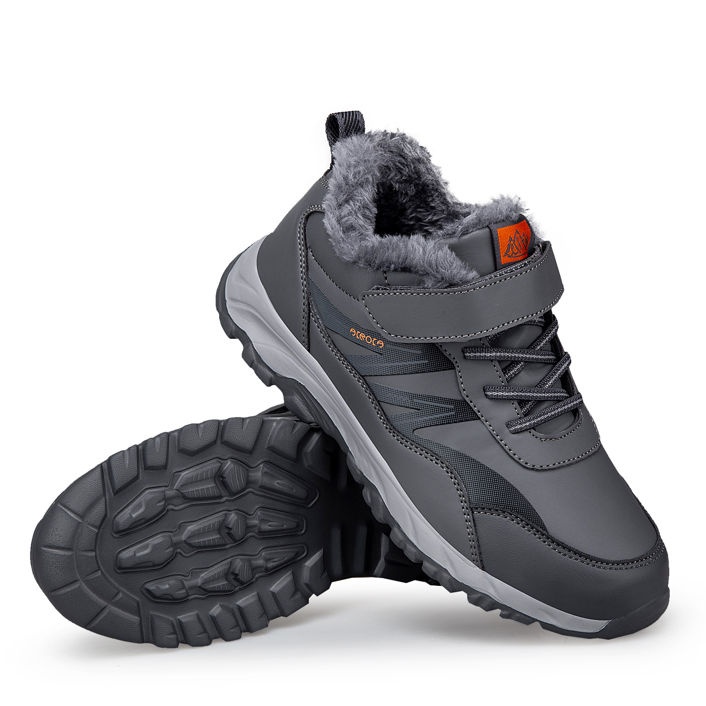 Zapatos de invierno para ancianos, botas de nieve del noreste, zapatos de invierno para mujeres, nuevos zapatos de algodón de invierno a prueba de agua y antideslizante.