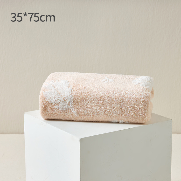 Полотенце из перьев - розовое шампанское / 70*140cm&35*75cm