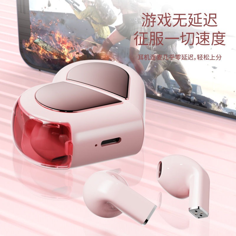 Cross-Border New Stereo K520 Bluetooth Headset with Ultra-Long Battery Life, Heart-Shaped Digital Power Display, High Sound Quality, E-Commerce Hot Seller