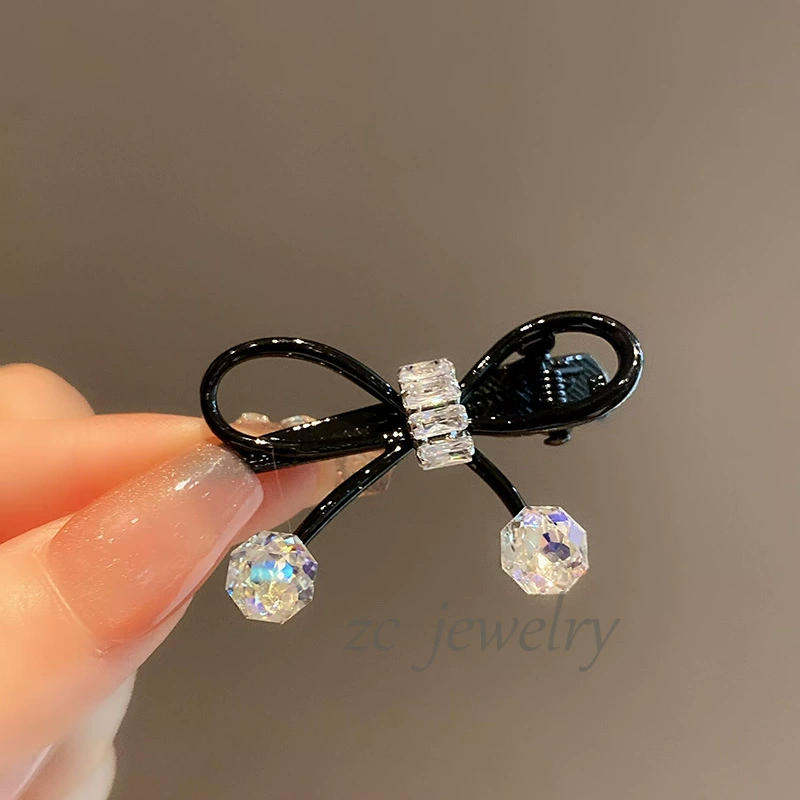 Cute hairgrip with bow, hairpins, hair accessory, high-quality style