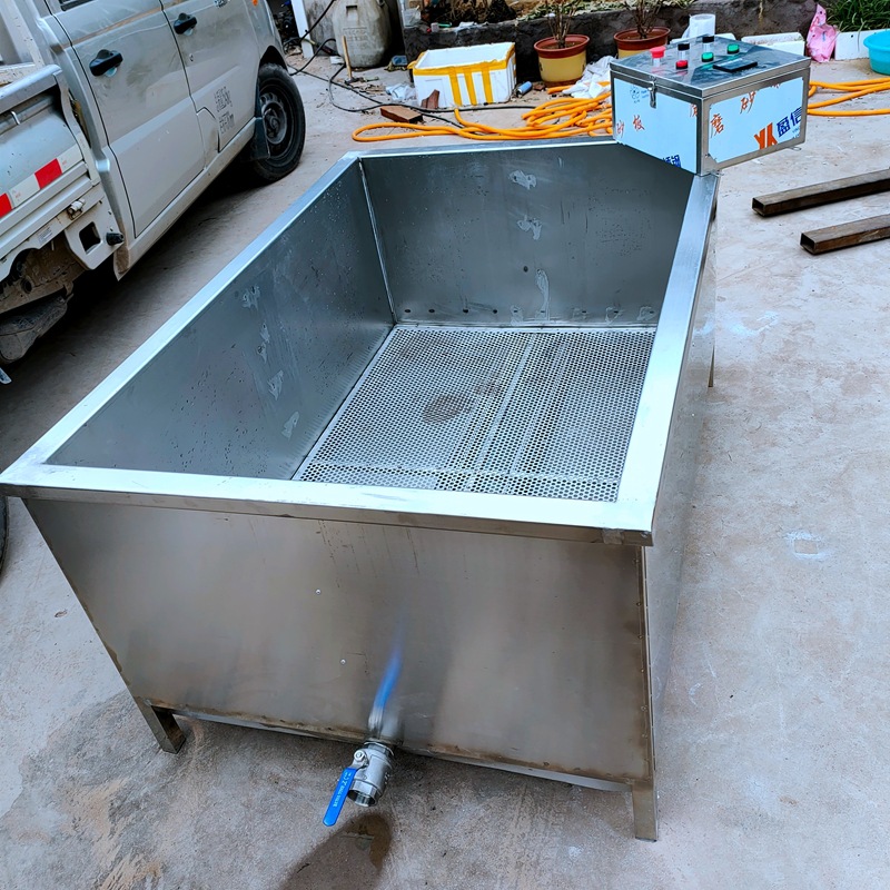 厂家定做猪屠宰流水线蒸汽烫池 不锈钢整猪电加热烫池