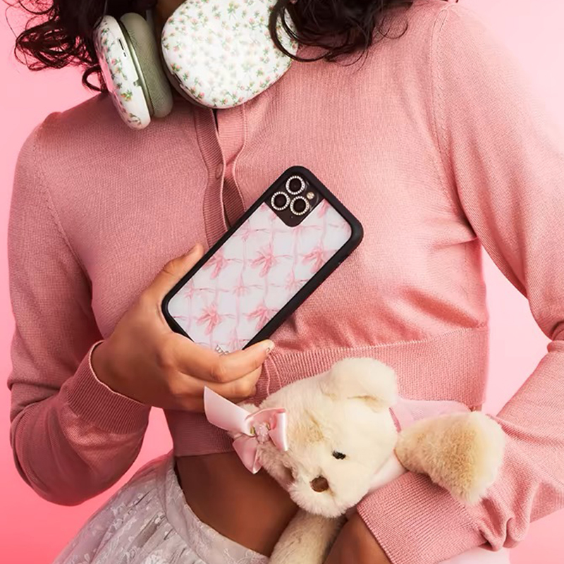 Zhao Lusi Meng Ziyi Same Style Wf Suitable for Iphone17 Apple 16 Mobile Phone Case Time Baby Cartoon Protective Cover