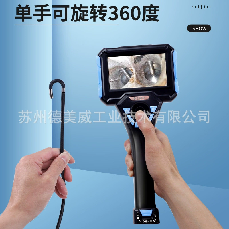 Dmewei 2.8mm прямой объектив 100 Вт пиксельный волоконно-оптический эндоскоп 16 Вт пиксельная опциональная видеосъемка