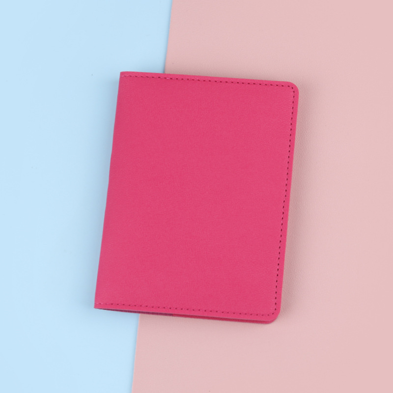 Titular de pasaporte de viaje cubierta protectora de almacenamiento titular de la tarjeta antirrobo RFID titular de Certificado de ultramar titular de pasaporte ultrafino simple