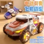 跳舞女孩旋转灯光特技车