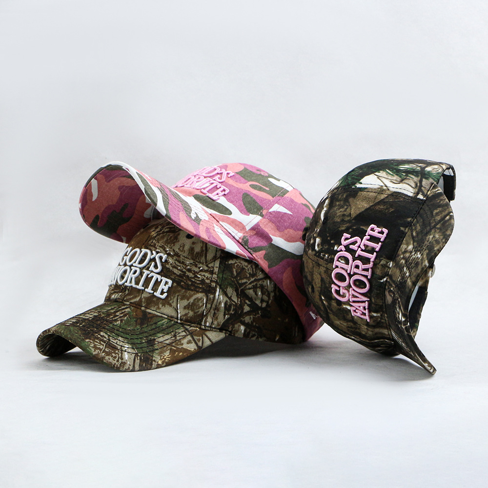 Cappellino da baseball camuffamento ricamo uomo e donna unisex_voghion.com