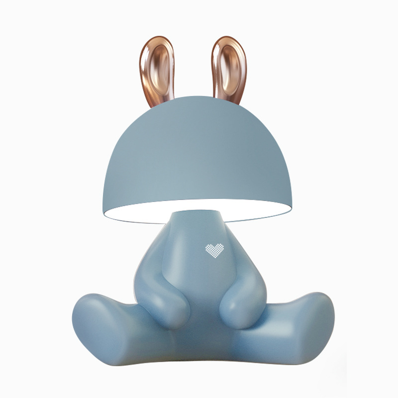 Lámpara de escritorio de protección de ojos LED recargable para regalo de cumpleaños para la novia para la novia para la novia para la luz de la noche (sin Bluetooth)