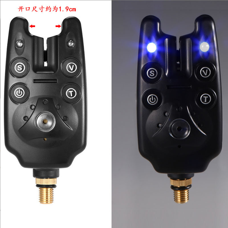 El suministro transfronterizo de pesca Jingyi JY-1 de alarma electrónica de pesca de la CARPA Europea Biblioteca PESCA DE LA CARPA pesca en el mar Pesca nocturna