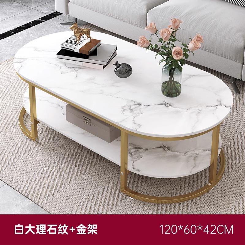 Mesa de té de estilo pequeño estilo de familia de lujo italiano mesa de té de alquiler de casa de estar sofá doméstico simple mesa de té creativa pequeña mesa redonda