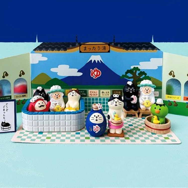 Japanese Grocery zakka Orange Series Home Cat Resin Cute Ornaments Gift Miniatures DIY Scene