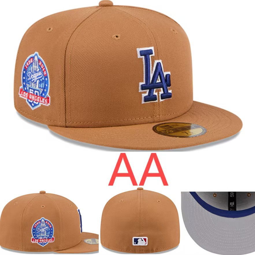 Sombrero de clase AA de alta calidad nueva gorra cerrada MLB gorra de béisbol para hombres y mujeres gorro bordado protector solar para exteriores