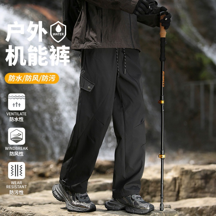 Otoño y invierno explosión de terciopelo más grueso para hombres herramientas de ocio de moda de pantalones deportivos elásticos sueltos de moda para hombres