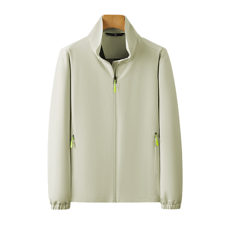 Ropa de trabajo de otoño abrigo anti-fouling ropa de trabajo rompevientos impermeable collar de soporte chaqueta de trabajo chaqueta logotipo impreso personalizado image 14