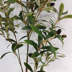 大型の4叉のオリーブの枝の偽の枝は花束の偽の花の寝室の客間の装飾の花の置物の乾燥した室内の造景をシミュレーションします。