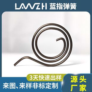 门锁扭簧锁具弹簧扭转扭力平面弹簧涡卷簧扁线把手涡簧门把回位簧-阿里巴巴