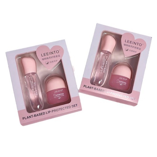 LEEINTO planta extracto de la caja de protección de labios día y noche sueño máscara de labios hidratante y desvanecimiento líneas de labios labio de llenado image 7