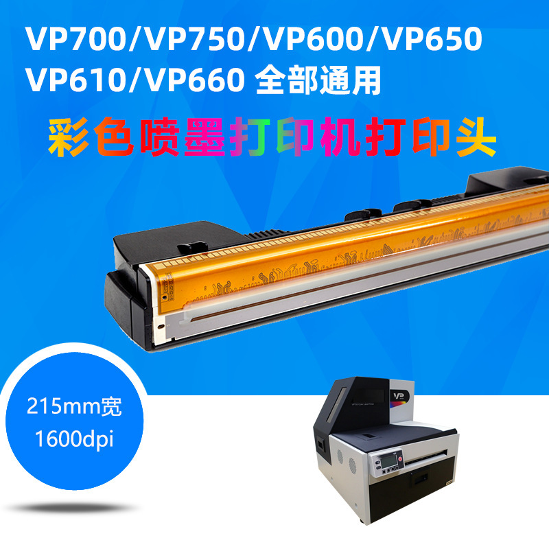 彩色标签打印机VIP COLOR机器专用耗材打印头原装VP700/VP650现货