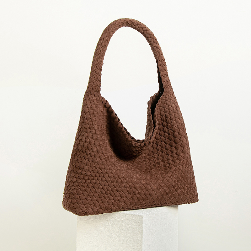 2026 New European & American Retro Large Capacity Hobo Bag, Lazy Style Tote Shopping Bag, Suede Underarm Bag For Women - Thumbnail 3